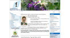 Desktop Screenshot of imker-unterfranken.de
