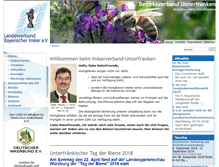 Tablet Screenshot of imker-unterfranken.de